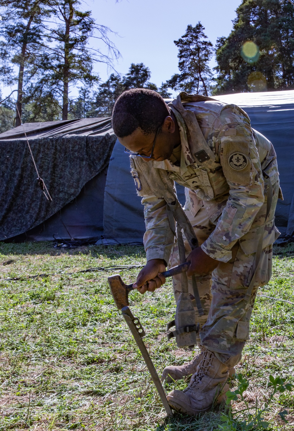 Soldiers set theater of operation training site for Saber Junction 23