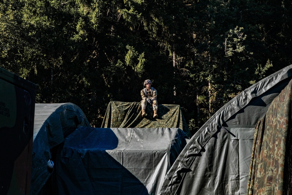 Soldiers set theater of operation training site for Saber Junction 23