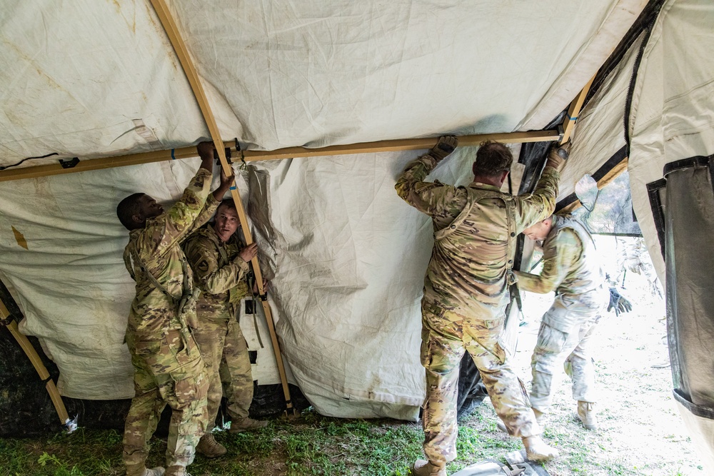 Soldiers set theater of operation training site for Saber Junction 23
