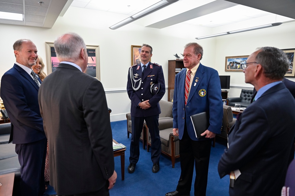 SecAF Kendall tours Berlin Airlift display