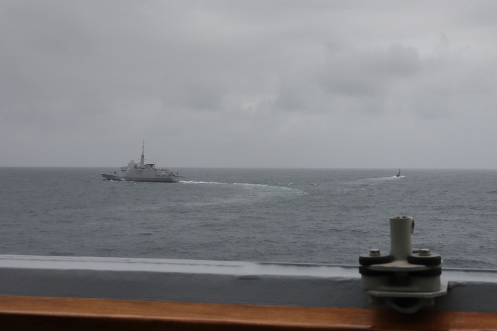 USS Thomas Hudner, French Navy Sail in the Arabian Gulf