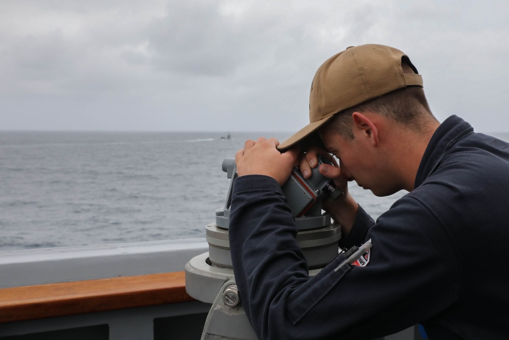 USS Thomas Hudner, French Navy Sail in the Arabian Gulf