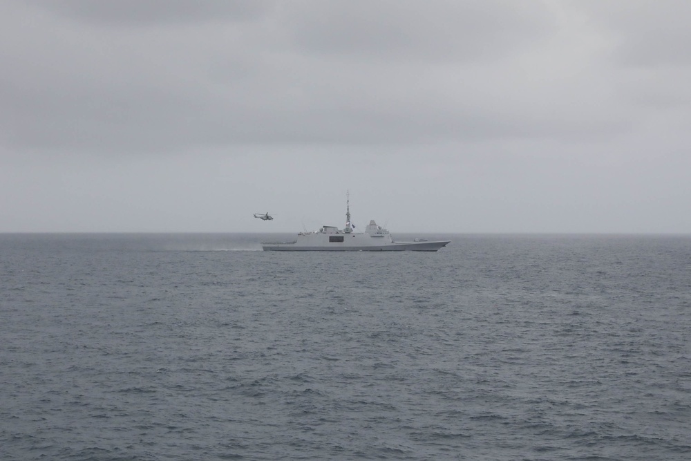 USS Thomas Hudner, French Navy Sail in the Arabian Gulf