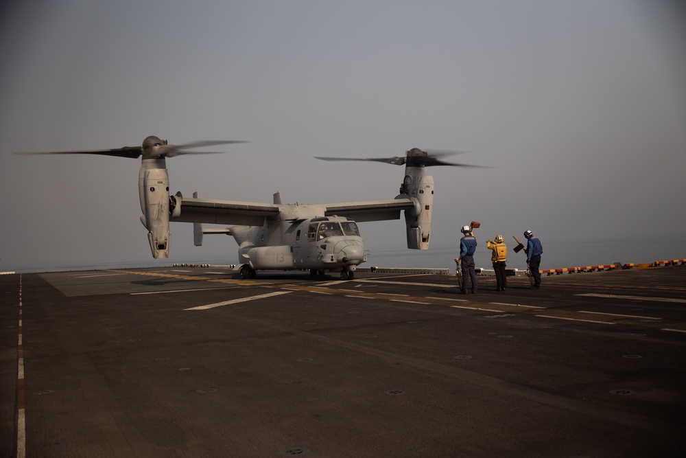 USS Bataan Flight Operations