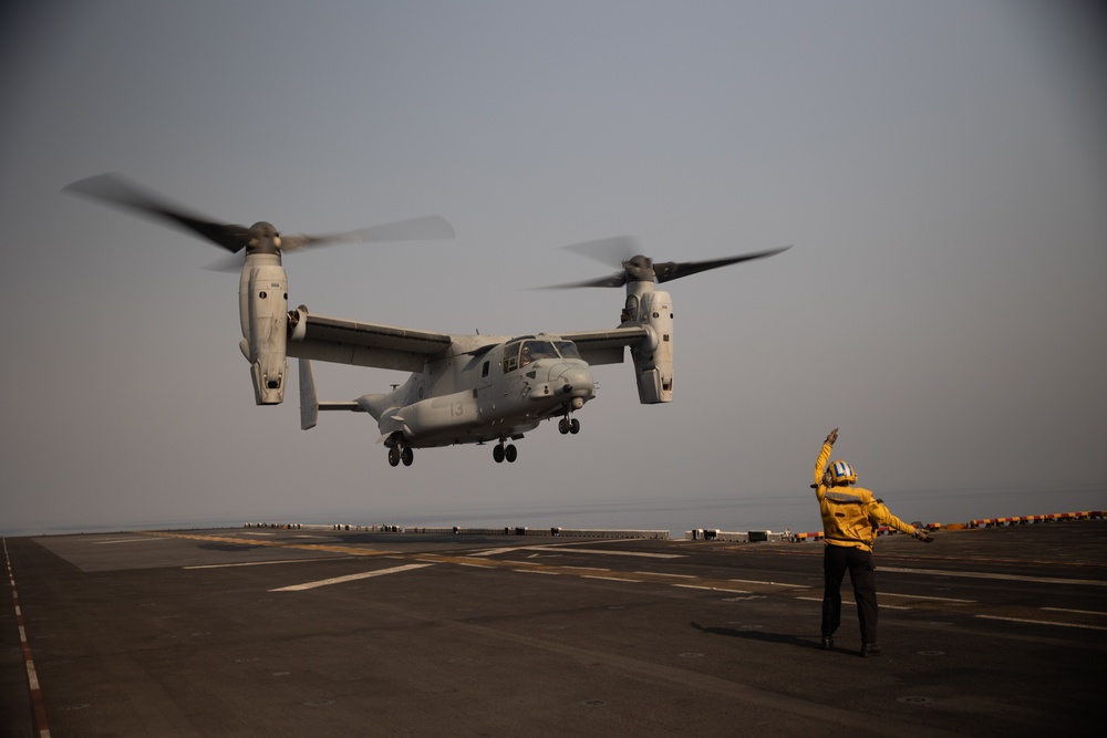 USS Bataan Flight Operations