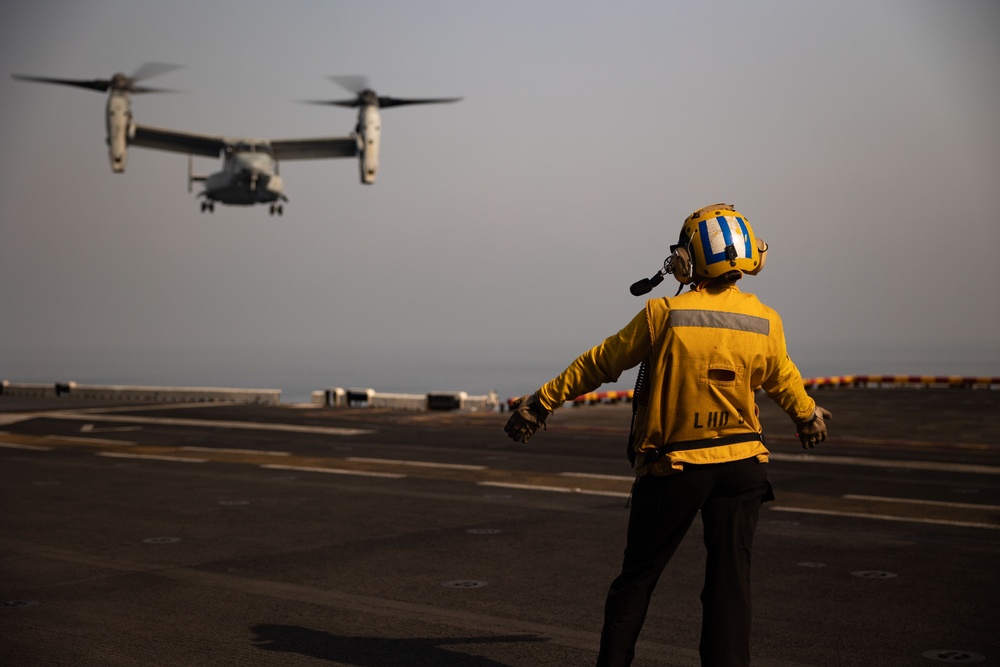 USS Bataan Flight Operations