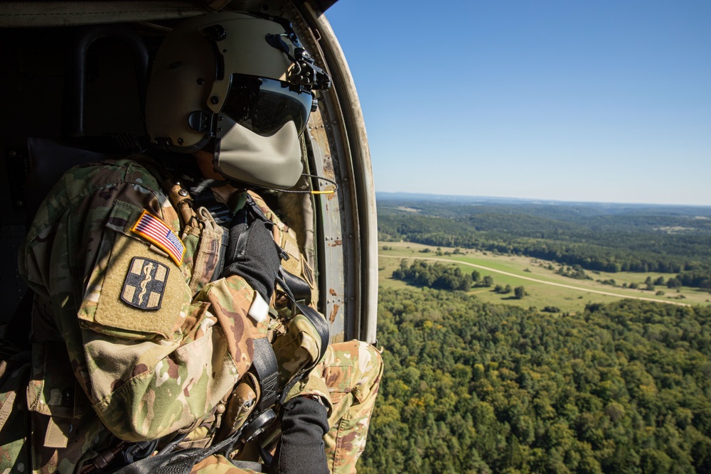 Pilots train for MEDEVAC during Saber Junction 23