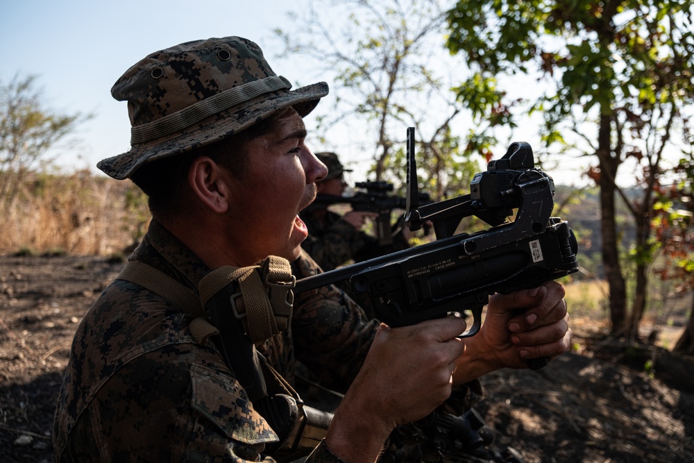 MRF-D Marines act as opposing force during Super Garuda Shield 2023