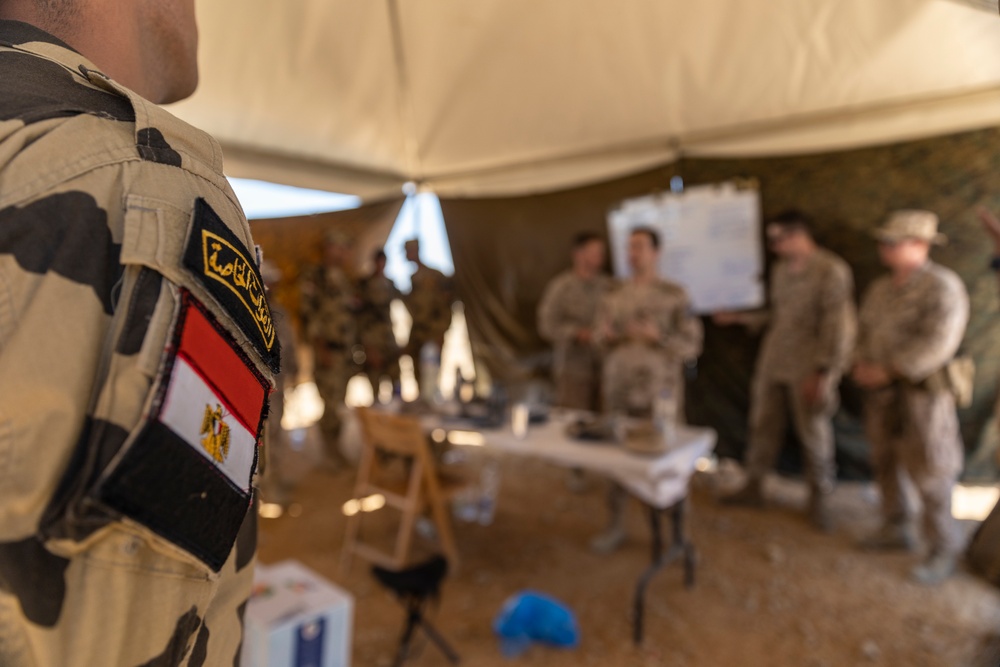 Bright Star 23: U.S. Marines Conduct Detainment Techniques with Egyptian Forces