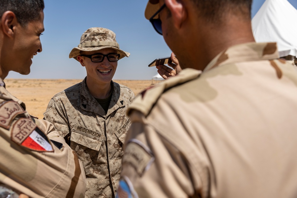 Bright Star 23: U.S. Marines Conduct Detainment Techniques with Egyptian Forces