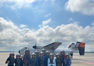 USNA Civilian Professors Participate in DV Embark aboard USS Dwight D. Eisenhower