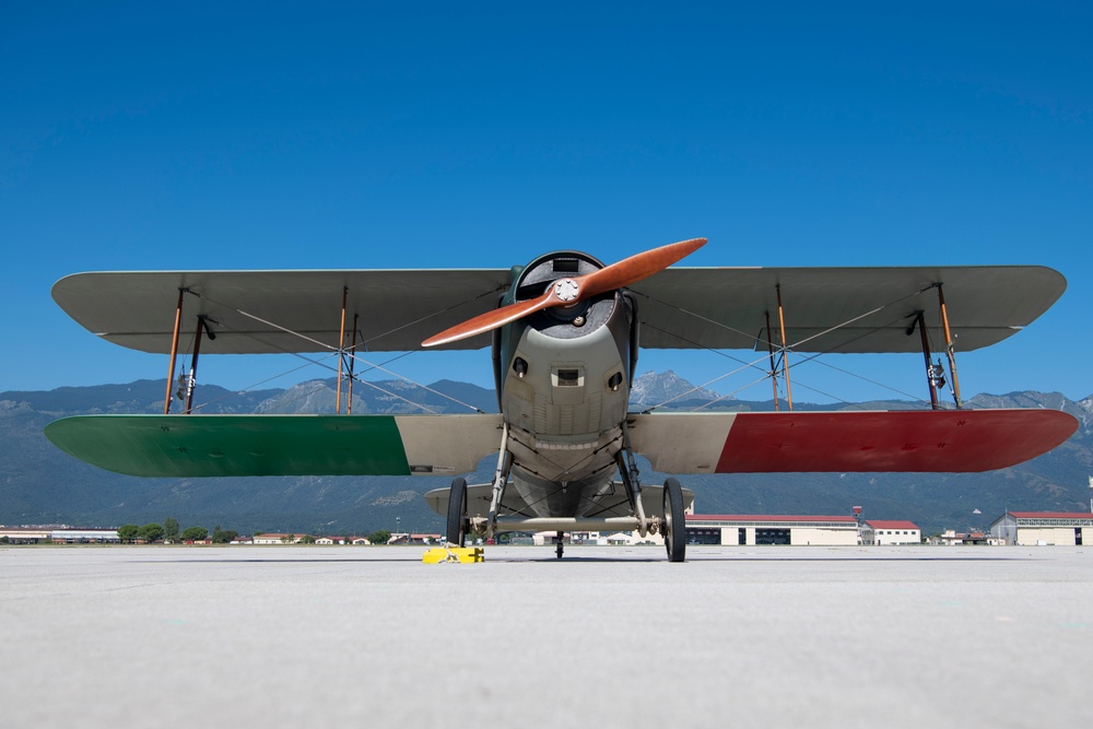 Italian Air Force 100th anniversary historical flyover