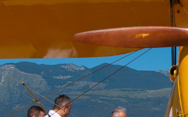 Italian Air Force 100th anniversary historical flyover