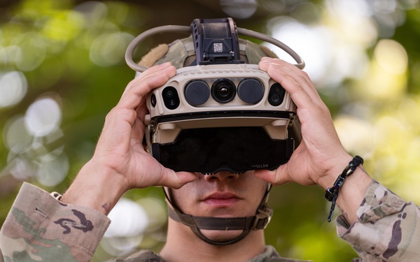 Soldier Dons IVAS 1.2 Prototype During User Assessment