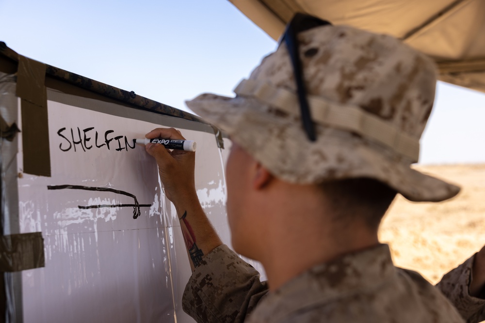 Marines with 3rd Assault Amphibian Bn., 4th Combat Engineer Bn. instruct Egyptian service members on counter improvised explosive device tactics.