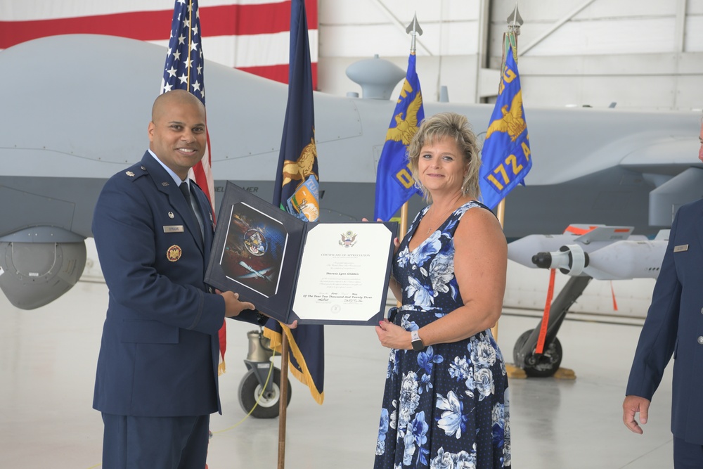 110th Wing Chief retires, over 30 years of dedicated military service