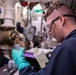 USS Normandy Conducts a Replenishment-at-Sea