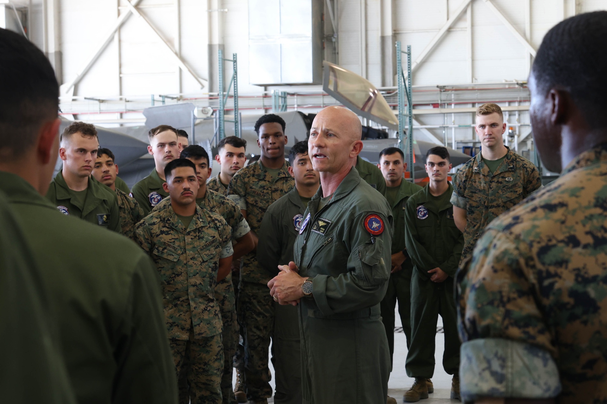 DVIDS Images Brig. Gen. Robert B. Brodie visits VMFA 211