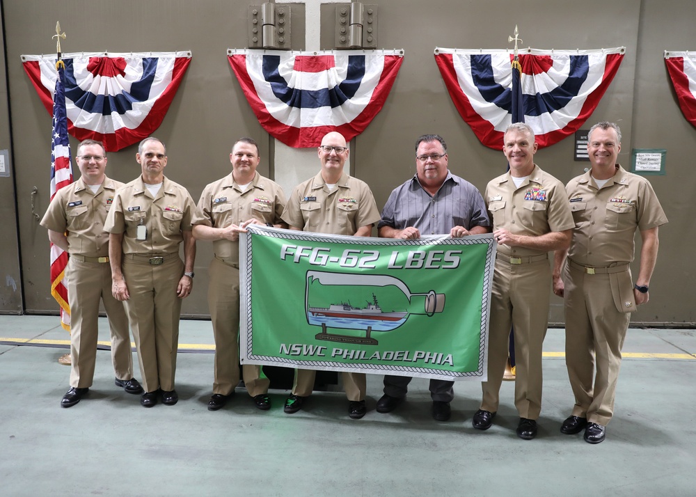 Program Executive Office (PEO) for Unmanned and Small Combatants Hosts a Facility Overhaul Commencement Ceremony for Constellation-class Frigate (FFG 62) Land Based Engineering Site (LBES)