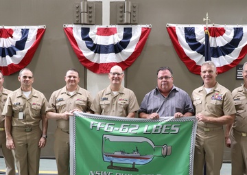Program Executive Office (PEO) for Unmanned and Small Combatants Hosts a Facility Overhaul Commencement Ceremony for Constellation-class Frigate (FFG 62) Land Based Engineering Site (LBES)