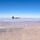 MQ-9 Hellfire launches in the desert