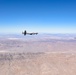 MQ-9 Hellfire launches in the desert