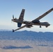 MQ-9 Hellfire launches in the desert