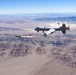 MQ-9 Hellfire launches in the desert