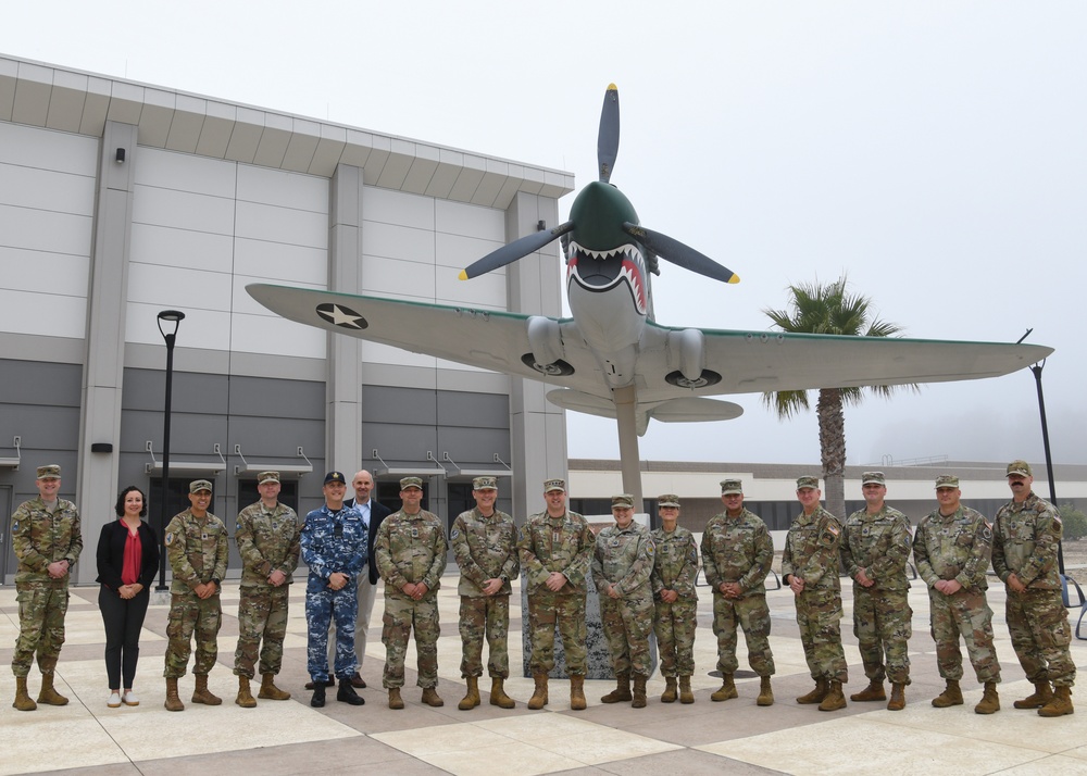 Gen. Saltzman's Visit Combined Force Space Component Command Headquarters