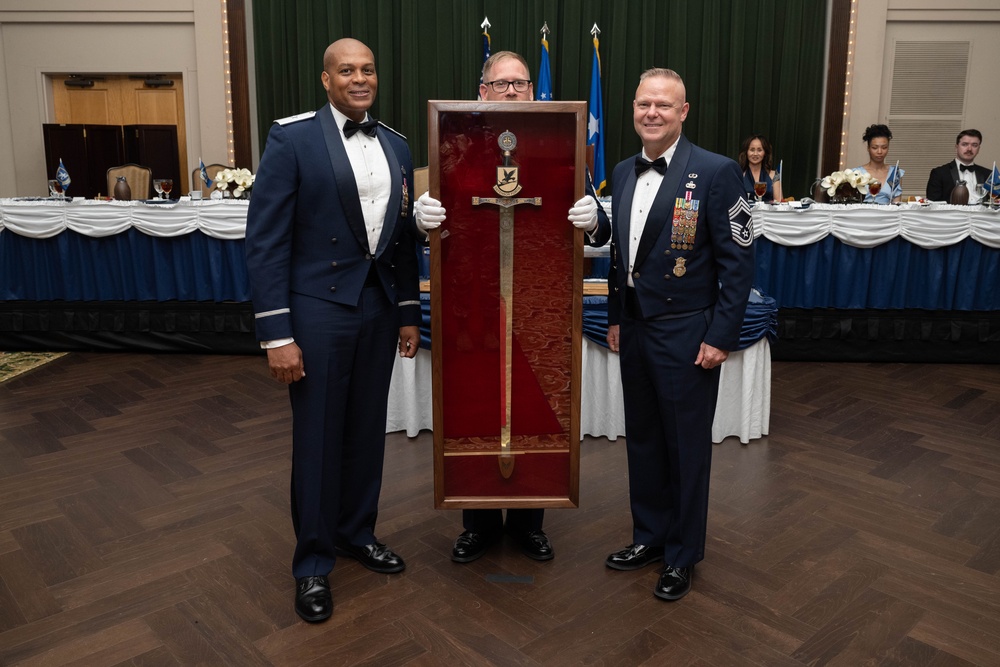 Brig. Gen. Roy Collins Order of the Sword induction