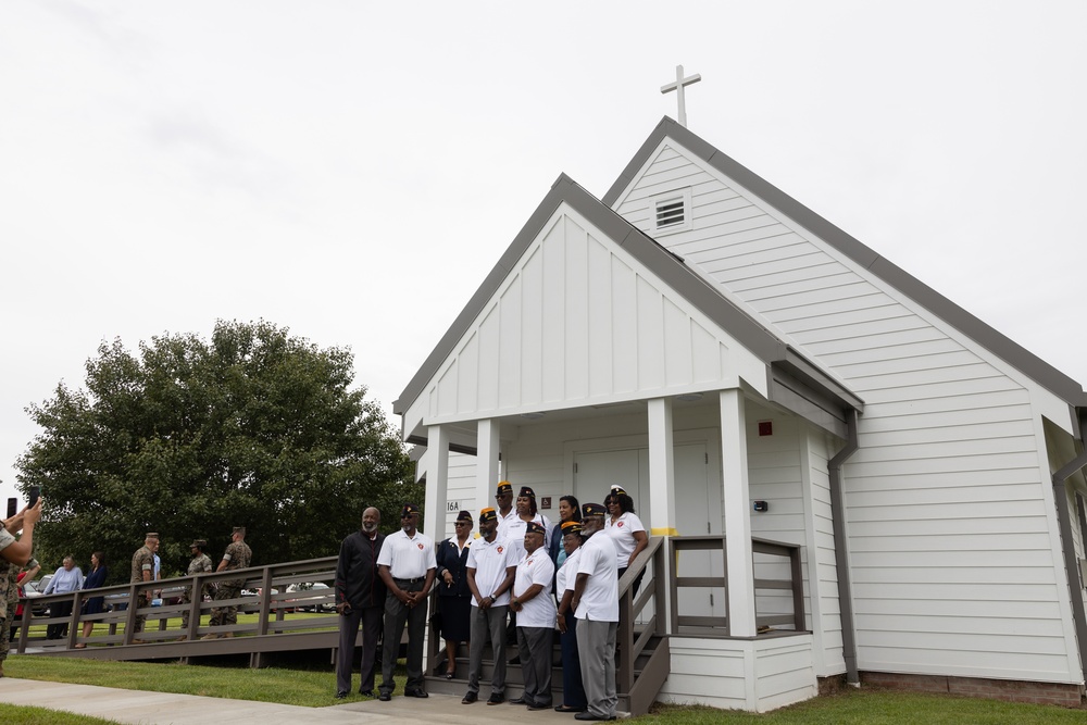 Camp Johnson Chapel Ribbon Cutting Ceremony