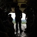 Army Reserve Best Squad competitors fly in a CH-47 Chinook