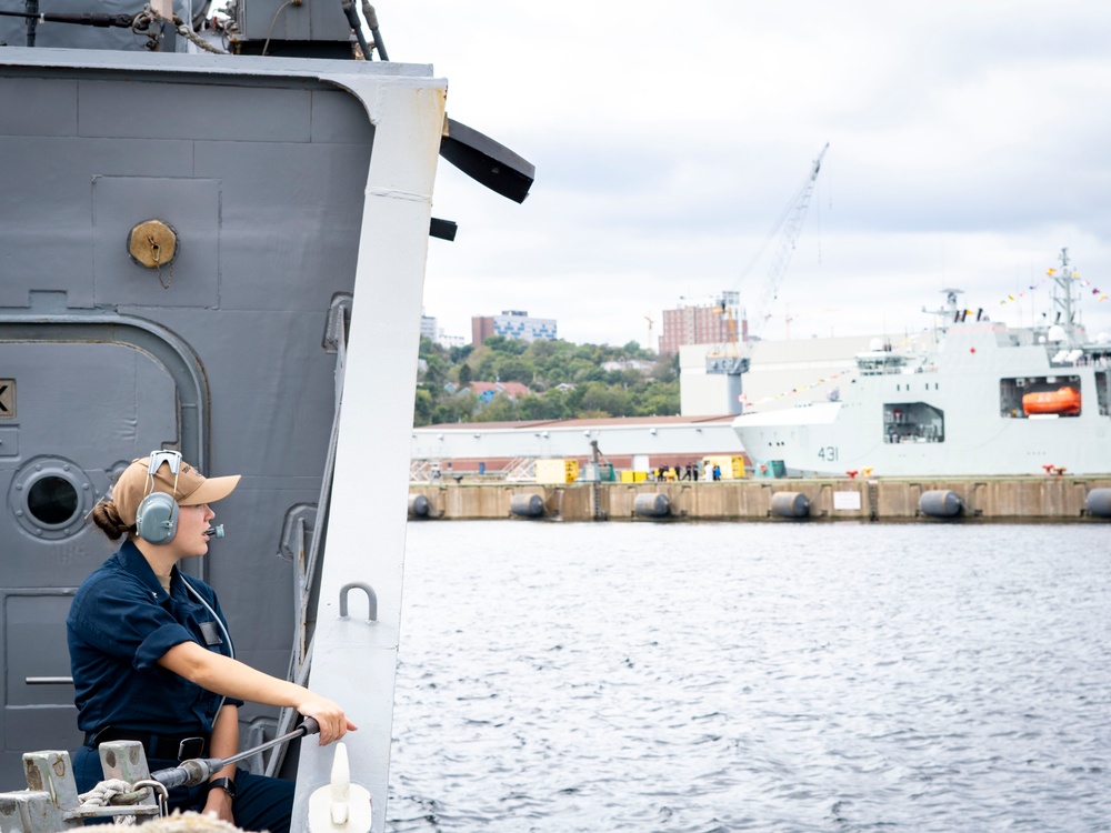 USS Porter Arrives in Halifax, Nova Scotia for Fleet Week