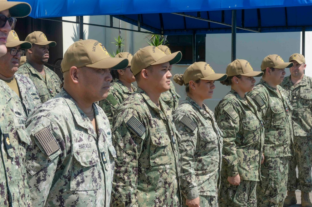 Littorral Combat Ship Squadron THREE Holds Ribbon Cutting Ceremony