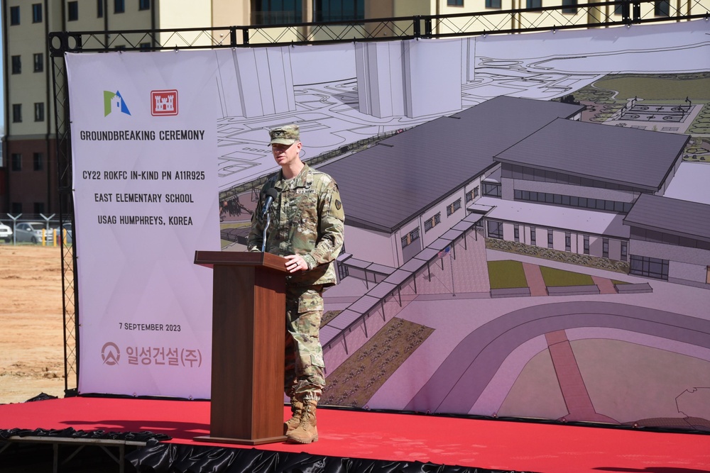 Construction of new elementary school at USAG Humphreys begins