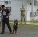 Rear Adm. Huffman Attends a K9 Demonstration