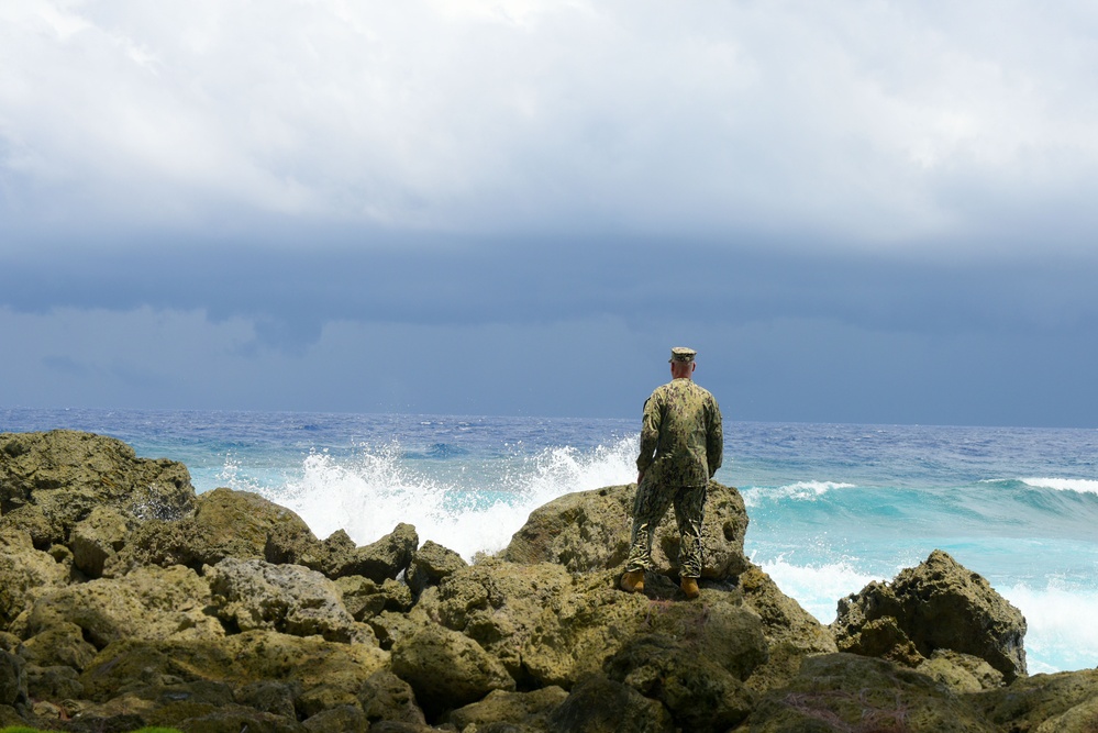 Joint Region Marianas Visit the Site of the Battle of Peleliu