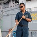 USS Tripoli Flight Deck Maintenance