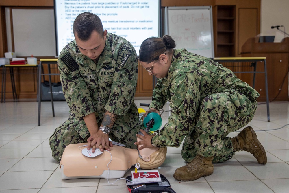 Pacific Partnership 2023: CPR and First Aid Training at International Islamic University Malaysia