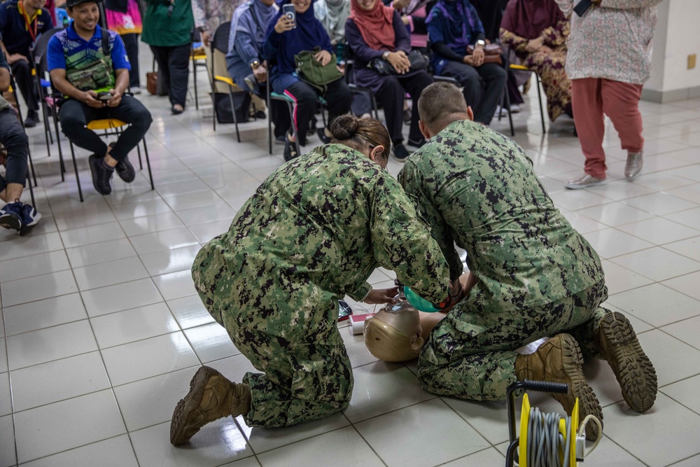 Pacific Partnership 2023: CPR and First Aid Training at International Islamic University Malaysia