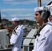 USS Shiloh departs Yokosuka, Japan after 17 years of forward-deployed service