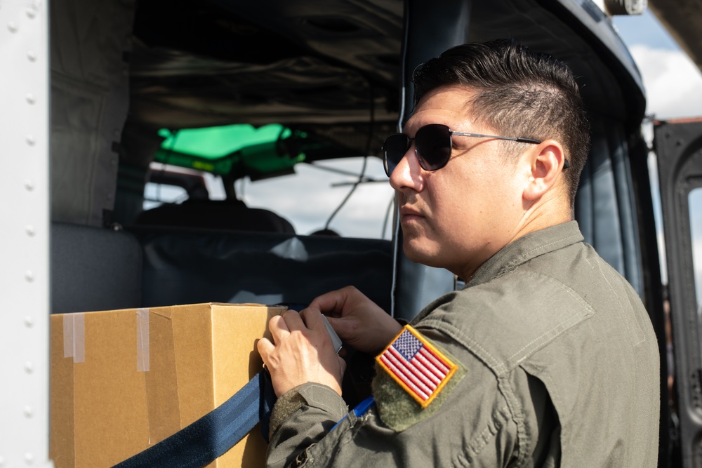 In case of emergency: 459th AS supplies aid in joint, combined annual exercise