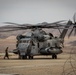 U.S. Navy MQ-8C Fire Scout first time ground refueling by U.S. Marine Corps CH-53E Super Stallion