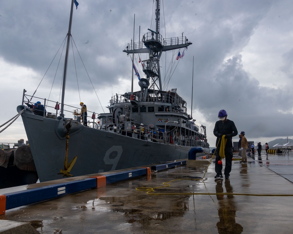 USS Pioneer (MCM 9) Visits Ishigaki, Sept. 7, 2023