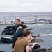 USS Ralph Johnson conducts gun qualification shoot.