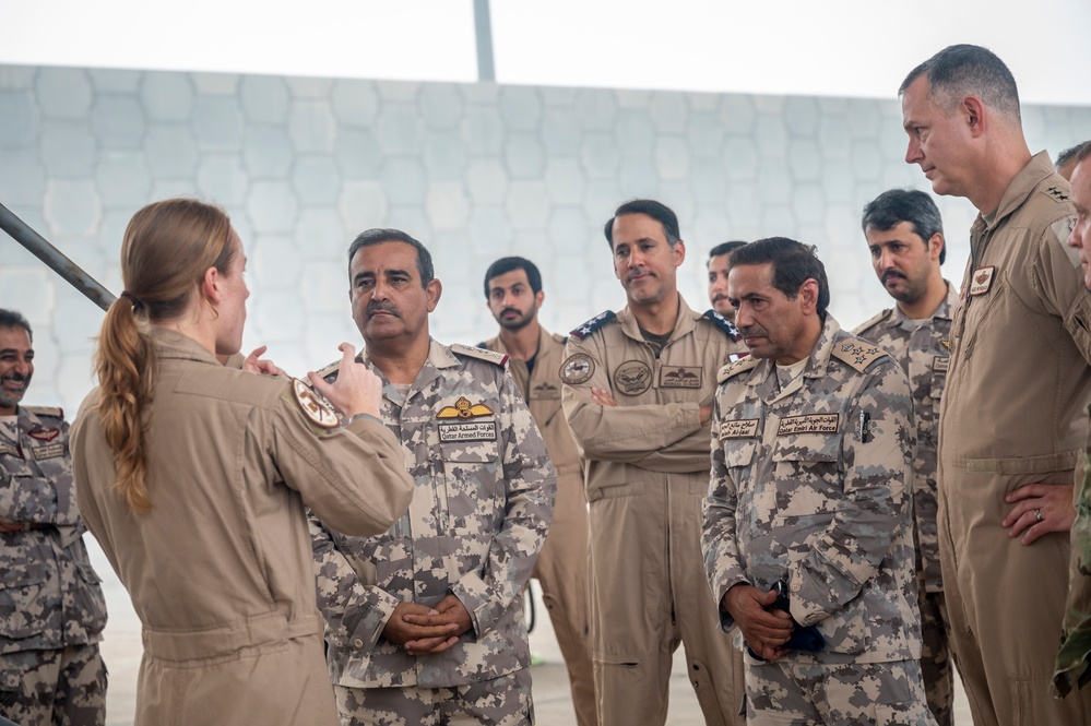 One Team: F-35 pilots meet with Qatar Armed Forces