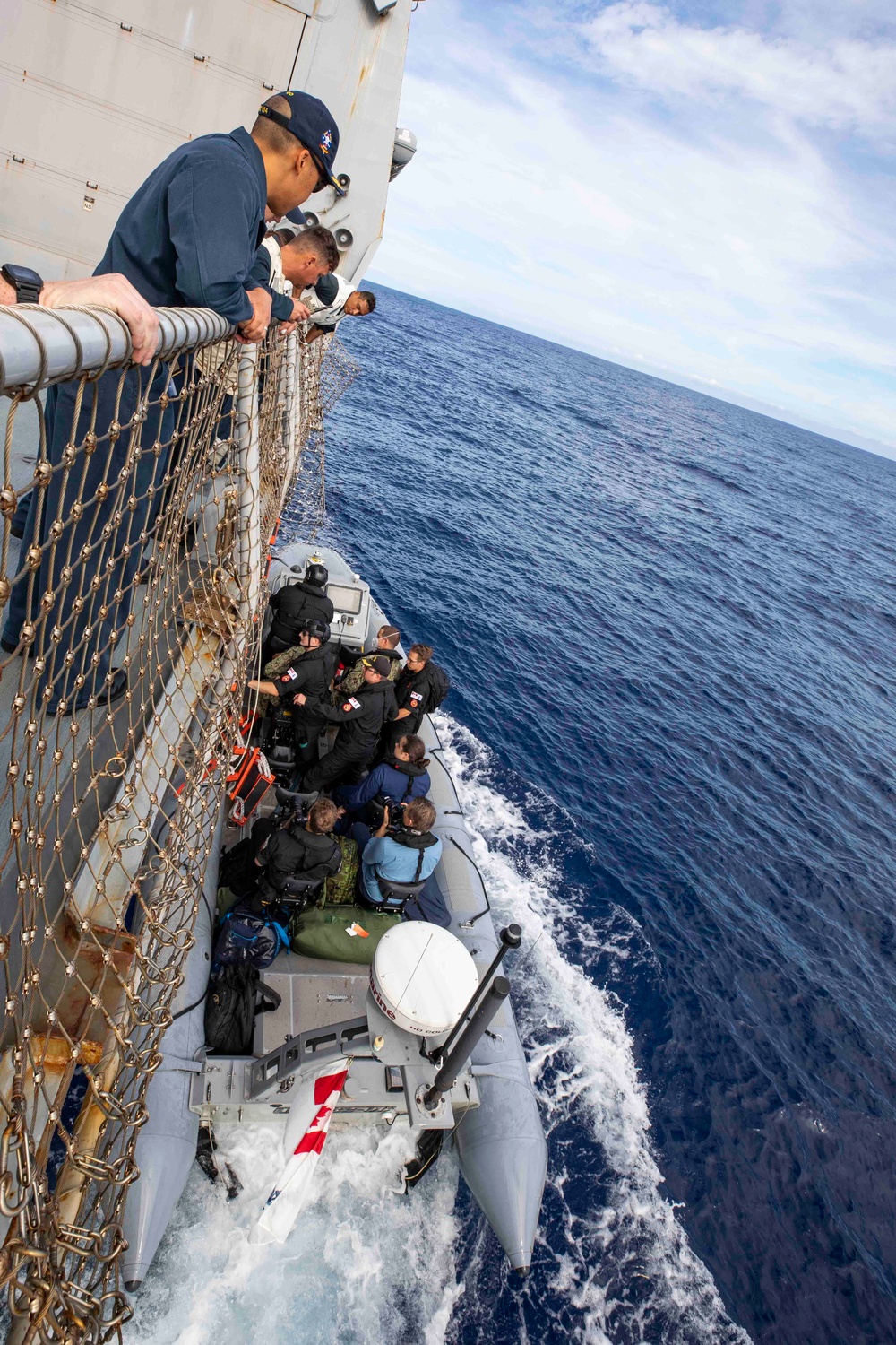 USS Ralph Johnson hosts Sailors from His Majesty's Canadian Ship (HMCS) Ottawa (FFH 341).