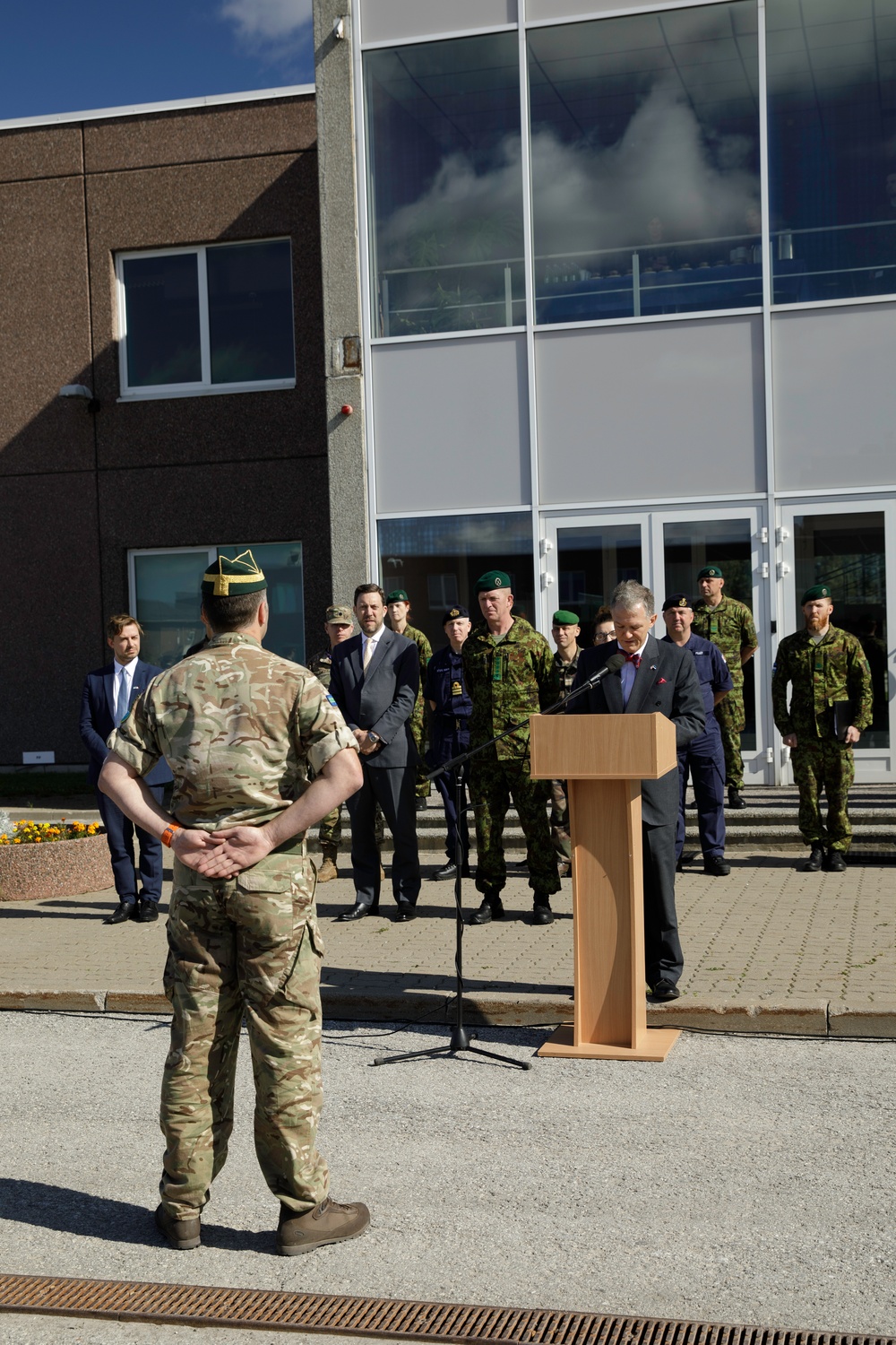 Task Force Ivy Soldiers awarded Estonian NATO Defender Medals