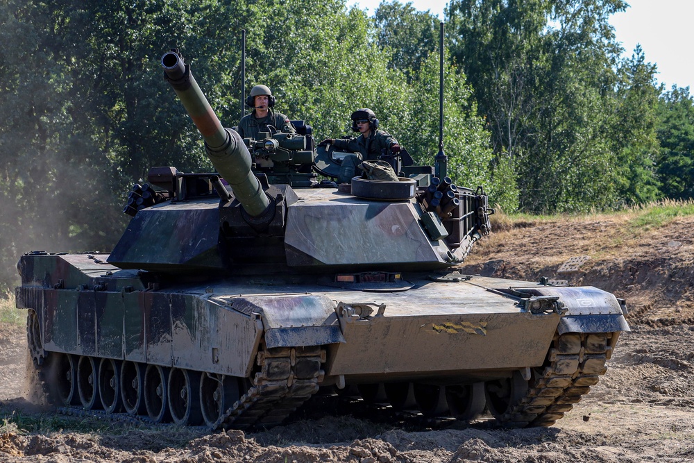 M1A2 Abrams – Main Battle Tank in NATO Camouflage