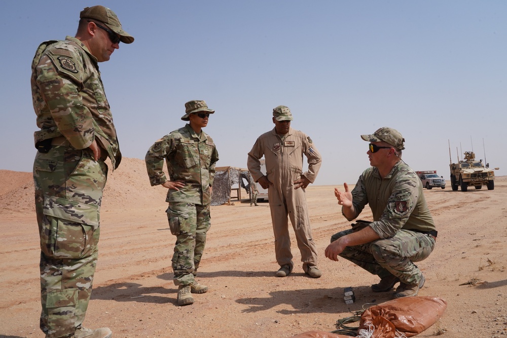 378th AEW command staff EOD familiarization